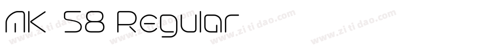 AK-47 Regular字体转换